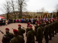 Odsłonięcie tablicy pamiątkowej w Bistuszowej